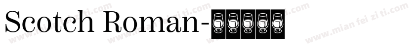 Scotch Roman字体转换